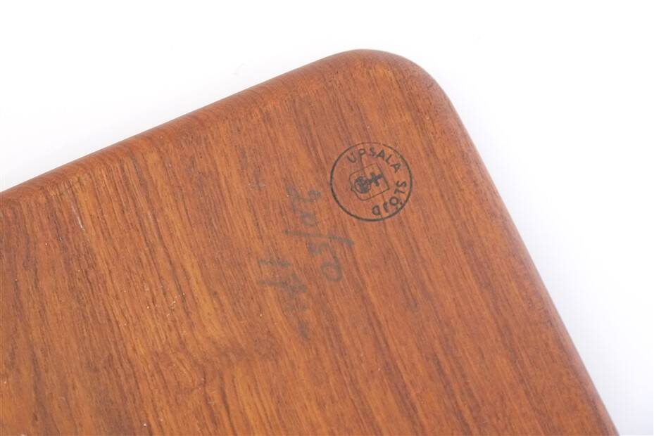 Swedish teak tray from Upsala slojd 1960