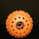 Suspension Année 70 en plastique orange