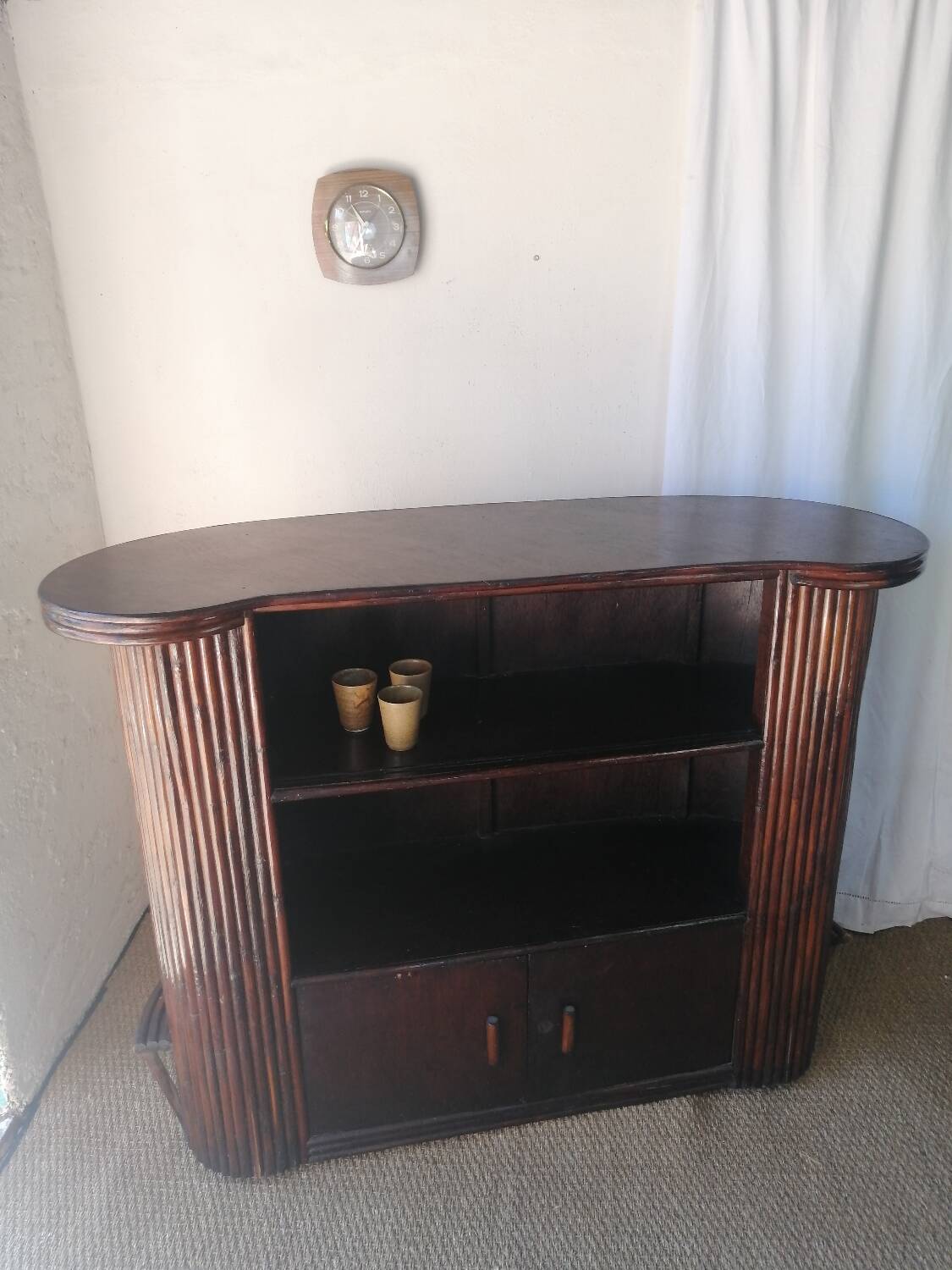 Bamboo and rattan tiki bar, 1940