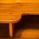 Mid-century modern teak desk, 1980s