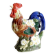 Pichet coq barbotine