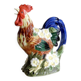 Pichet coq barbotine