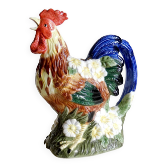 Pichet coq barbotine