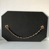 Beveled mirror octagonal 1930 54x36cm