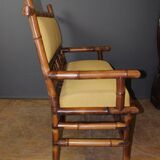 Bamboo Bench from the Napoleon III Period