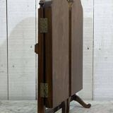 Psyche triptych, English, early 20th century, in mahogany