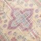 4x8 Rug For Living Room Pale Red Oriental Antique Vintage Rug, 128x248Cm
