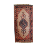 Vintage Indian Carpet Tabriiz handmade 60cm x 118cm 1960s