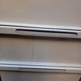 Metal locker with 10 flaps