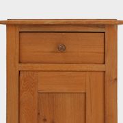Art Deco Nightstand in Pine Wood, France, 1930s