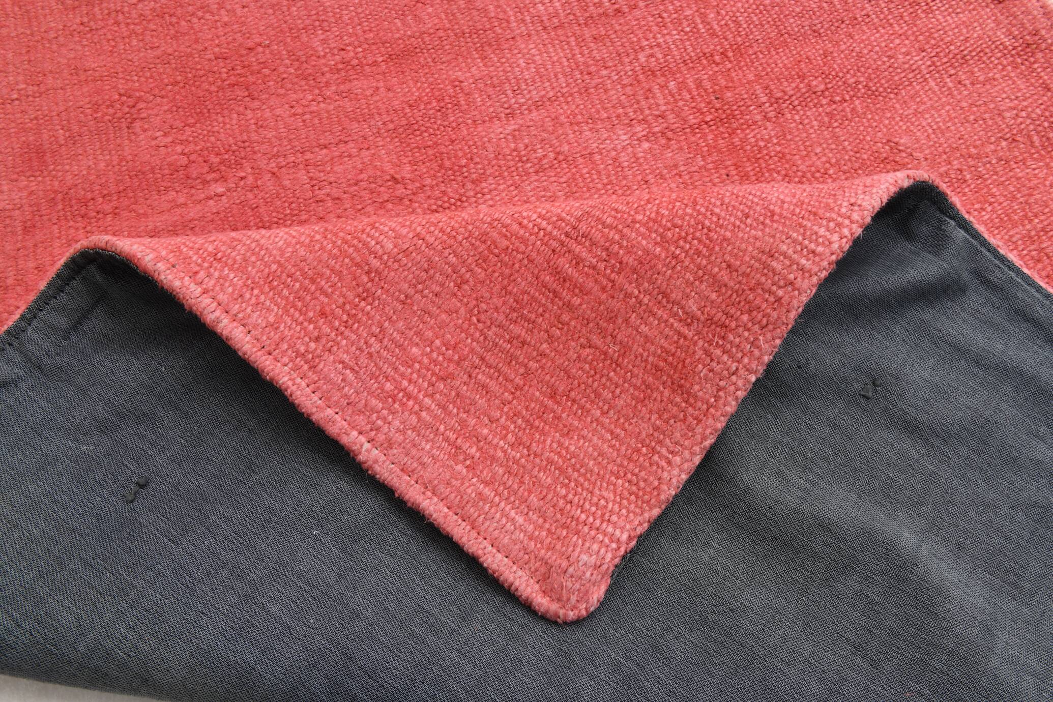 Pink Salmon Vintage Runner Rug, 79x345Cm