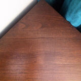 Vintage wooden corner buffet furniture