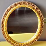 Antique stucco mirror