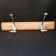 Wood and metal hook