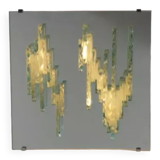 RAAK Sculptural Glass Wall Sconces Model C1517, Netherlands, 1960