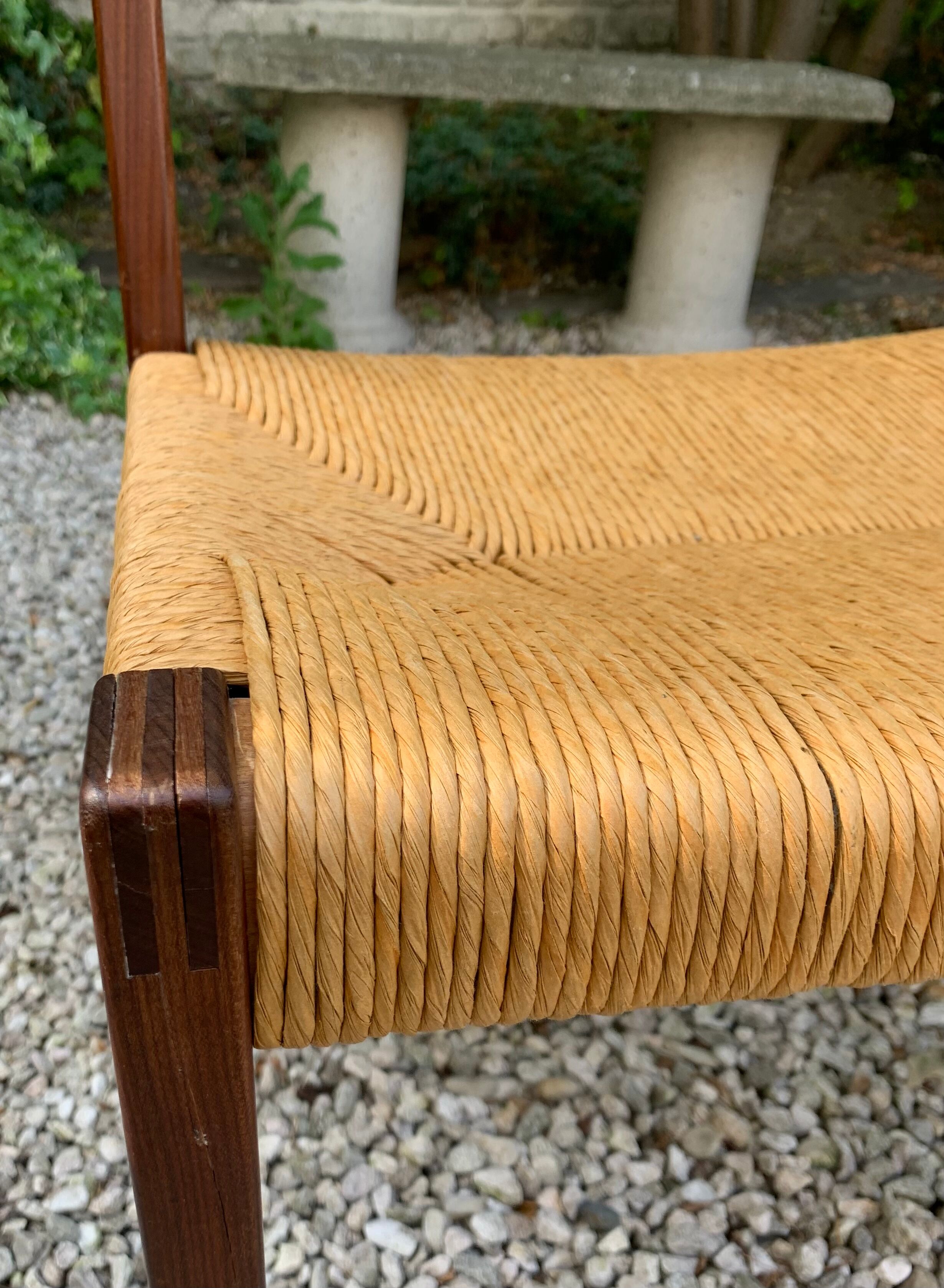4 chaises modèle Pia de Poul Cadovius vers 1960