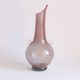 Pink Pulegoso glass vase with little ears, 1960s