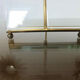 Napoleon III photo frame in brass and beveled glass
