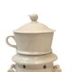 20th century white porcelain teapot