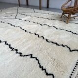Berber carpet blessed graphic ouarain, 235x180 cm