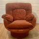 Velvet karate armchair by Michel Cadestin for Airborne
