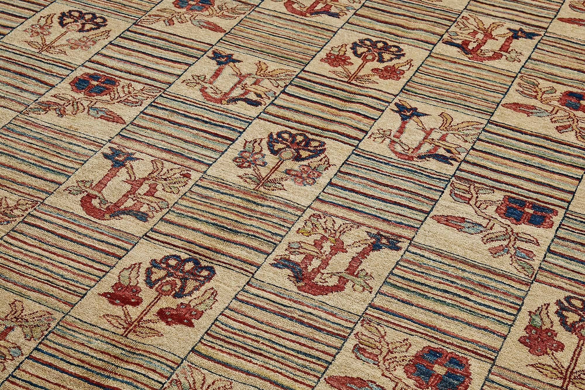 Turkish Handknotted Wool Oushak Rug 267 cm x 353 cm