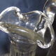 Saint Louis beautiful cut crystal sharp sharpener decanter signed Massenet or Chantilly