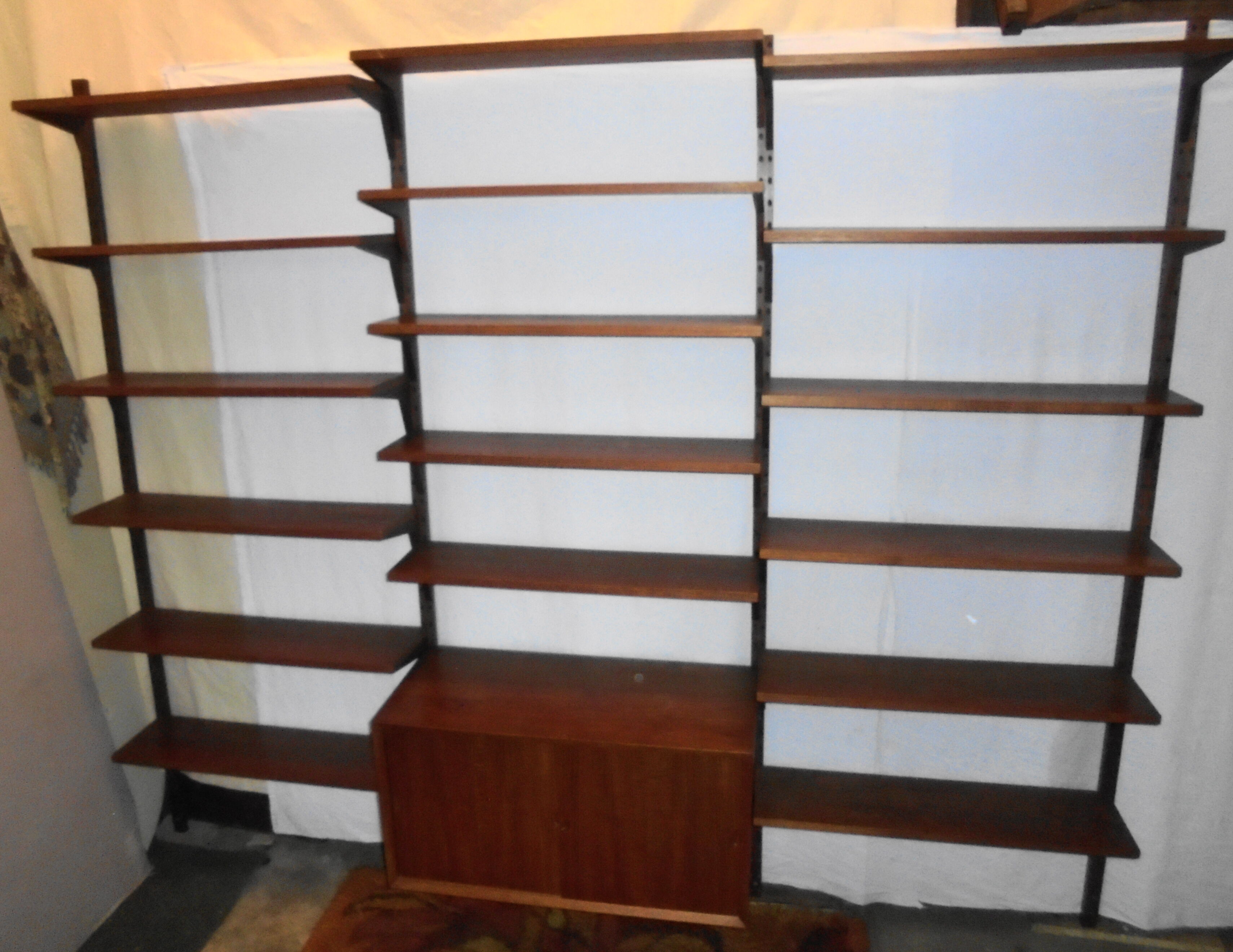 Danish modular library furniture by Poul Cadovius from the 60s