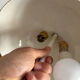 Mushroom lamp Space Age 60s/70s tulip base