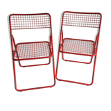 Chaises pliantes ted net de Niels Gammelgaard