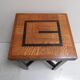Table basse en chêne Art Déco École d'Amsterdam