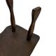Mid-Century Organic Wooden Side Tables, circa 1960's wabi sabi brutalist