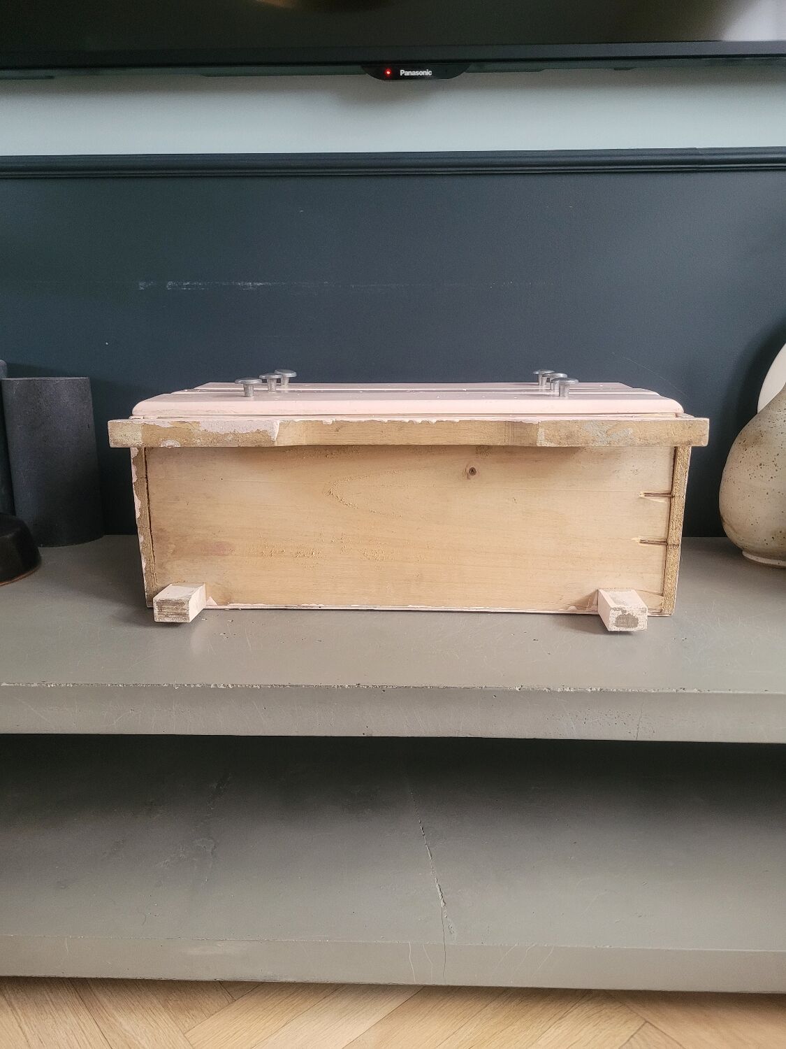 Small art deco wooden chest of drawers