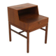 "Casino" teak bedside table, Engström & Myrstran, Sweden, 1960