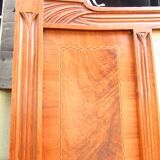 Great mirror art deco, trumeau walnut 161x110cm