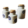 Trio of storage jars