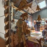 Large antique engraved and gilded wall mirror – Venetian style