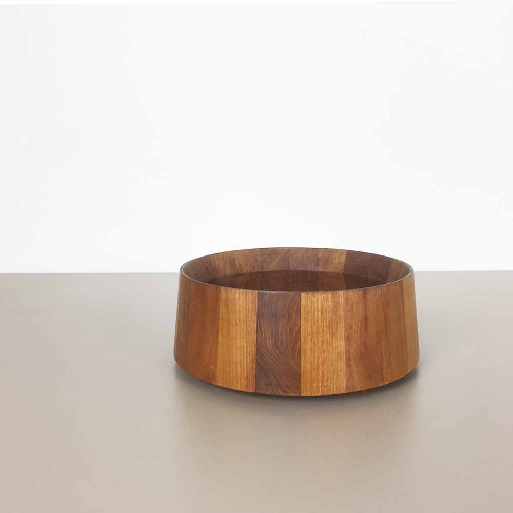 Danish bowl in solid teak wood 1960