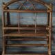 Vintage rattan shelf