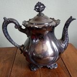 Art Nouveau - Coffee or tea service "W" - silver plated metal - Germany