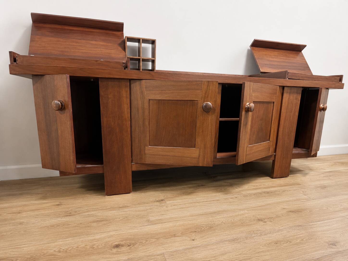 Bernini credenza, in the style of Silvio Coppola.