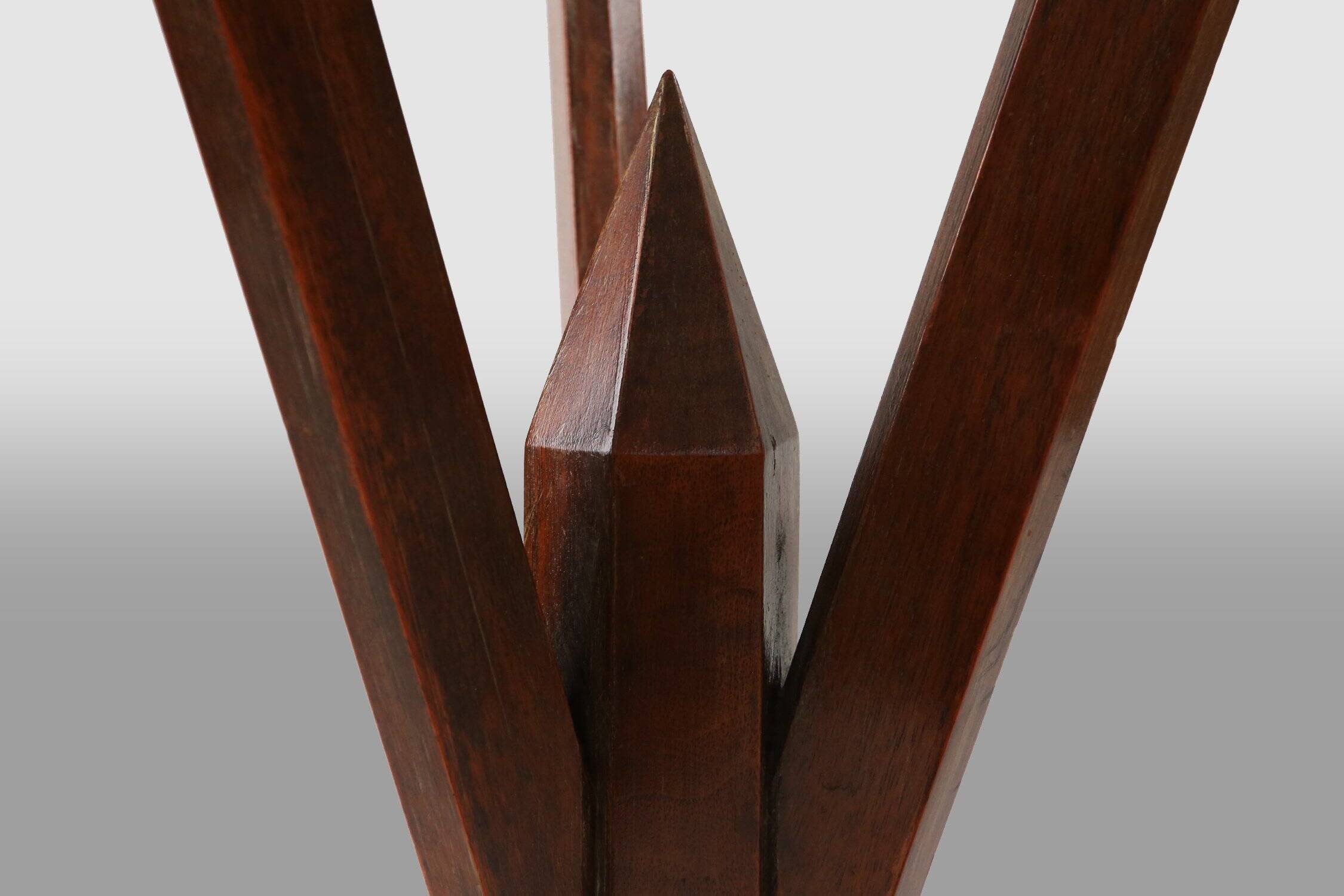 French Art Deco Console in Wood, 1930s