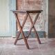 Table d'appoint pliante en bois