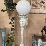 Pair of cast aluminum light arms