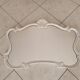 Antique Louis XV style white patinated mirror
