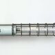 Grey Industrial Hanging Tube Light from Elektrosvit, 1980s