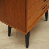 Teak chest of drawers, Danish design, 1970s, production: Denmark