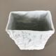 1970s OP Art biscuit porcelain german vase made by  AK Kaiser, Germany