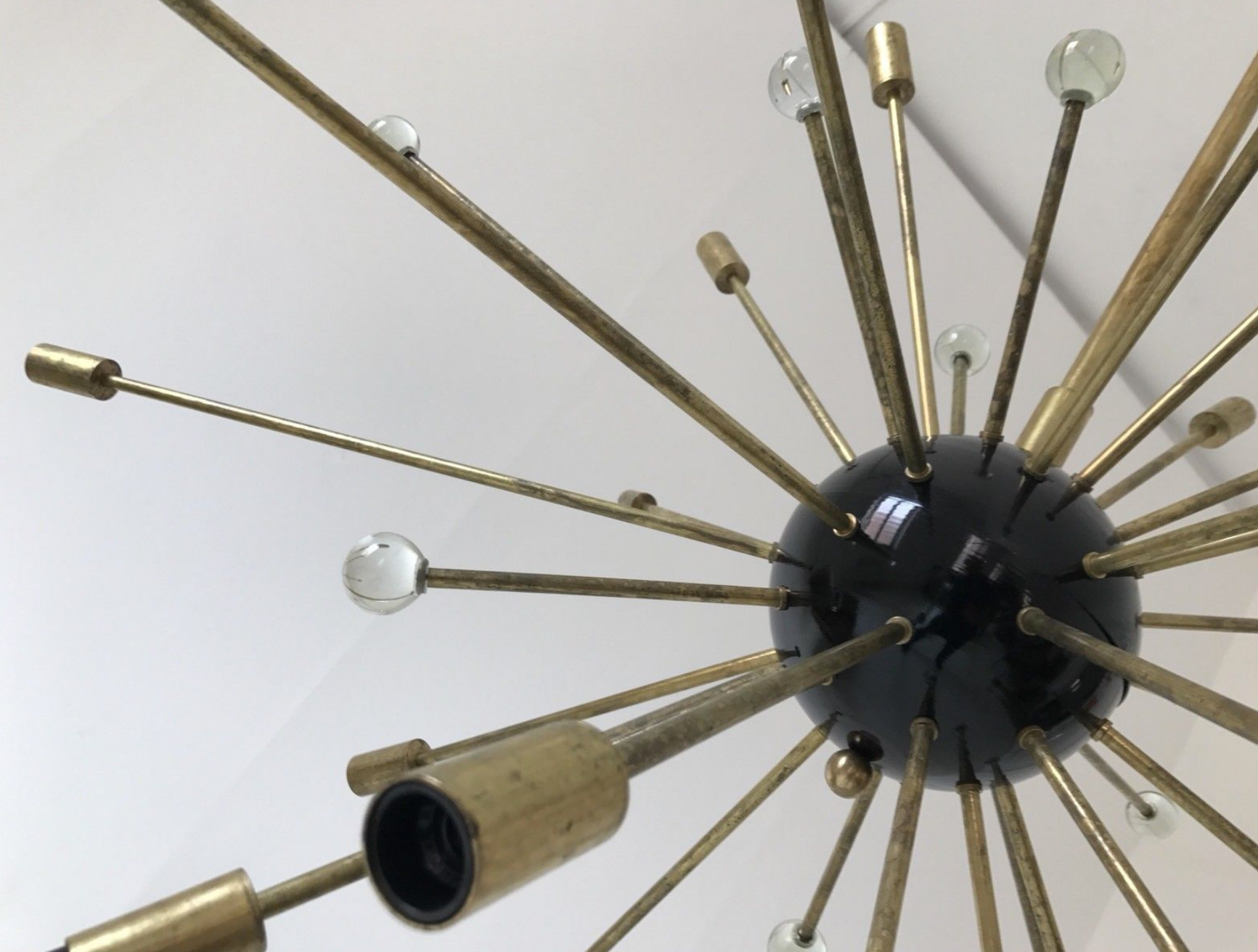 Brass Sputnik chandelier