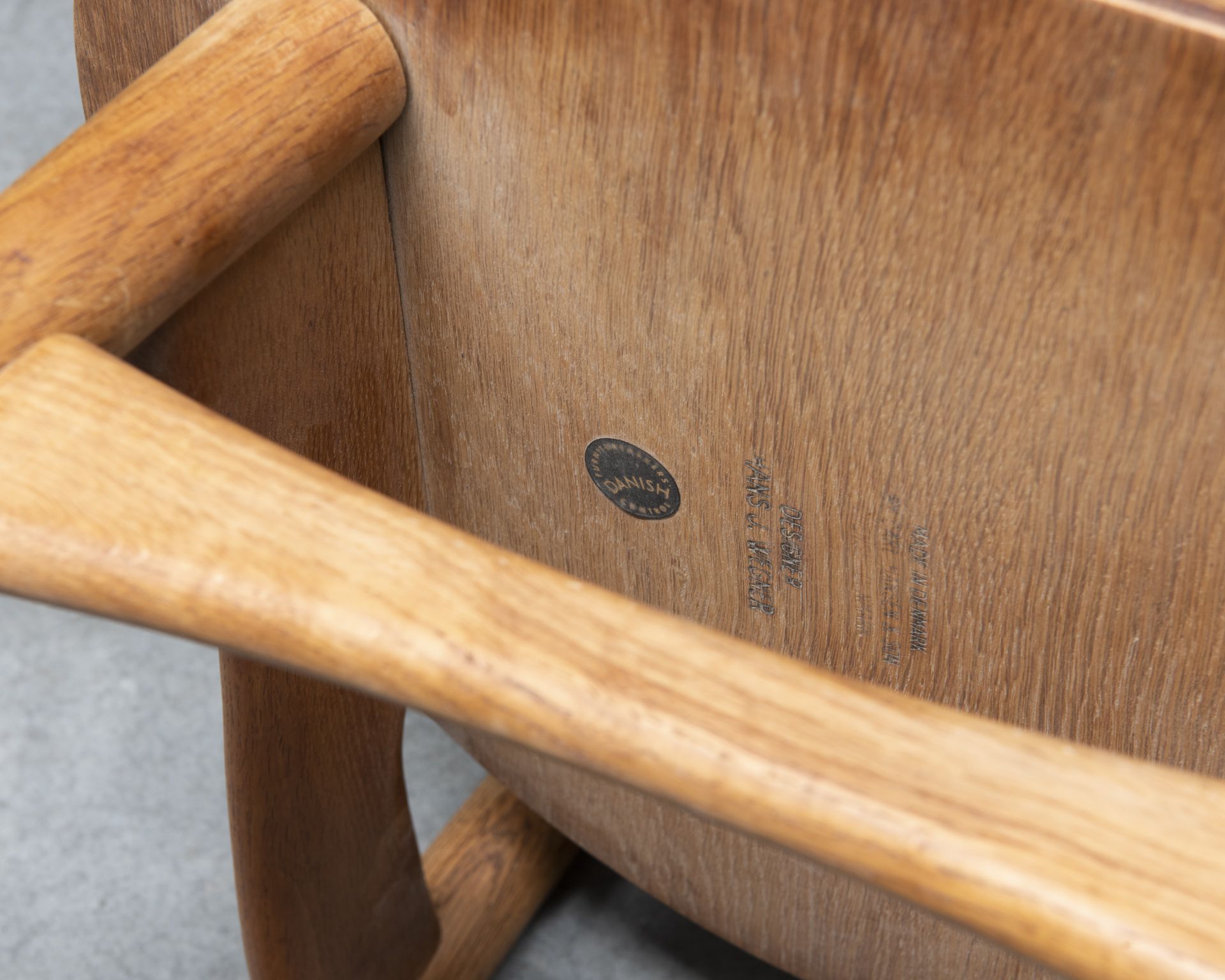 Set of 3 Chairs CH33 Hans Wagner, Carl Hansen & Søn, 1950s, Denmark